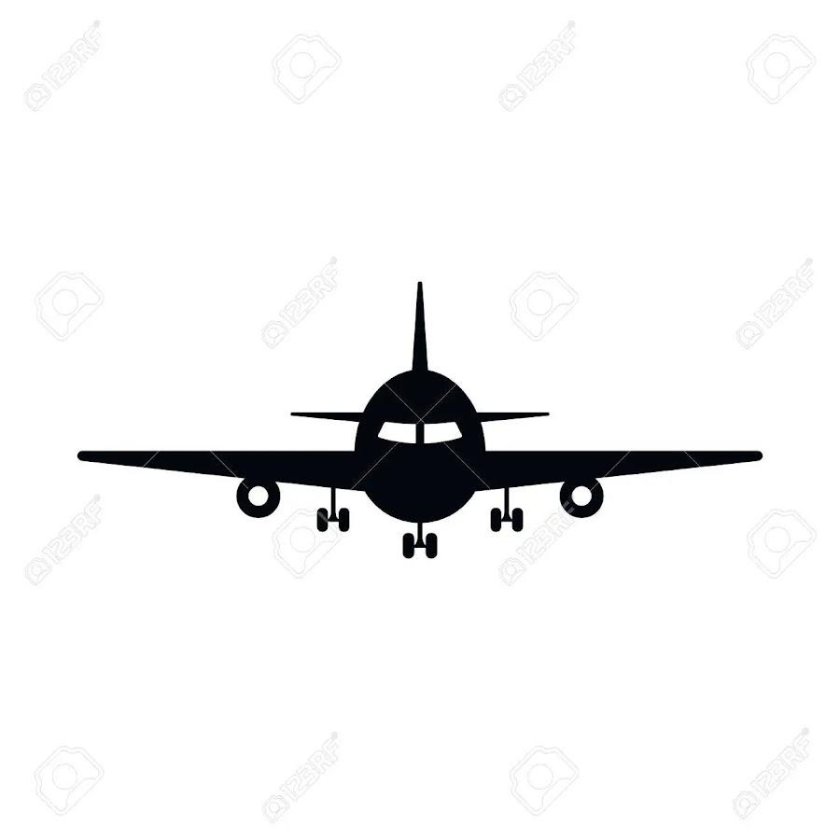 Силуэт самолета