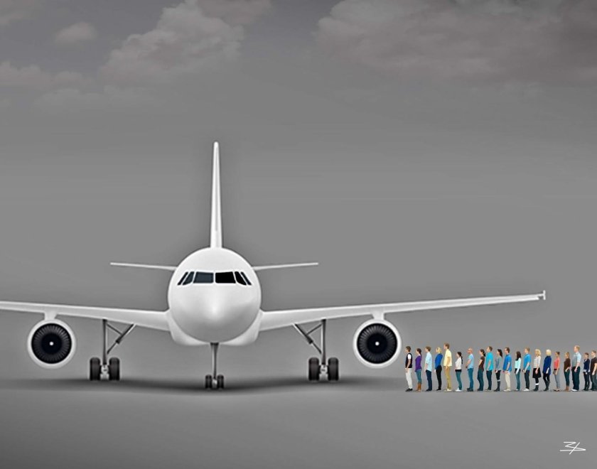 Airbus a350 спереди