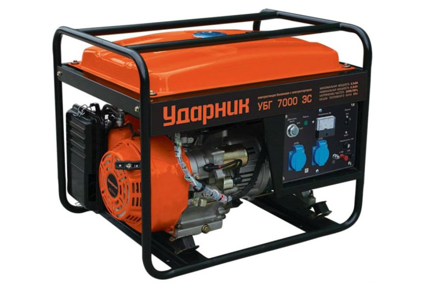 Электростанция бензиновая убг 8200 ЭС (6/6.5 КВТ электростарт)Ударник