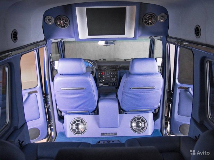 Mercedes 6x6 салон