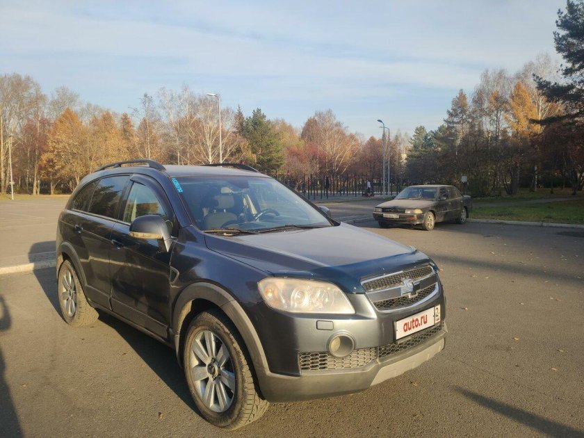 Шевроле Каптива внедорожник синий