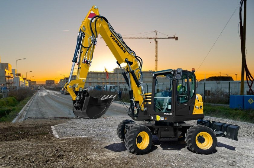Колесный экскаватор Янмар
