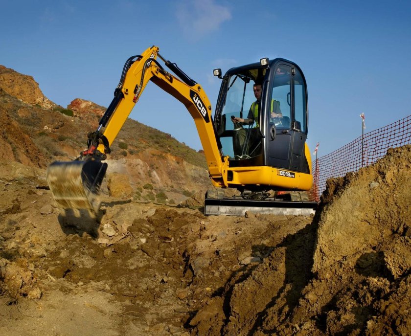 Мини экскаватор JCB 8018