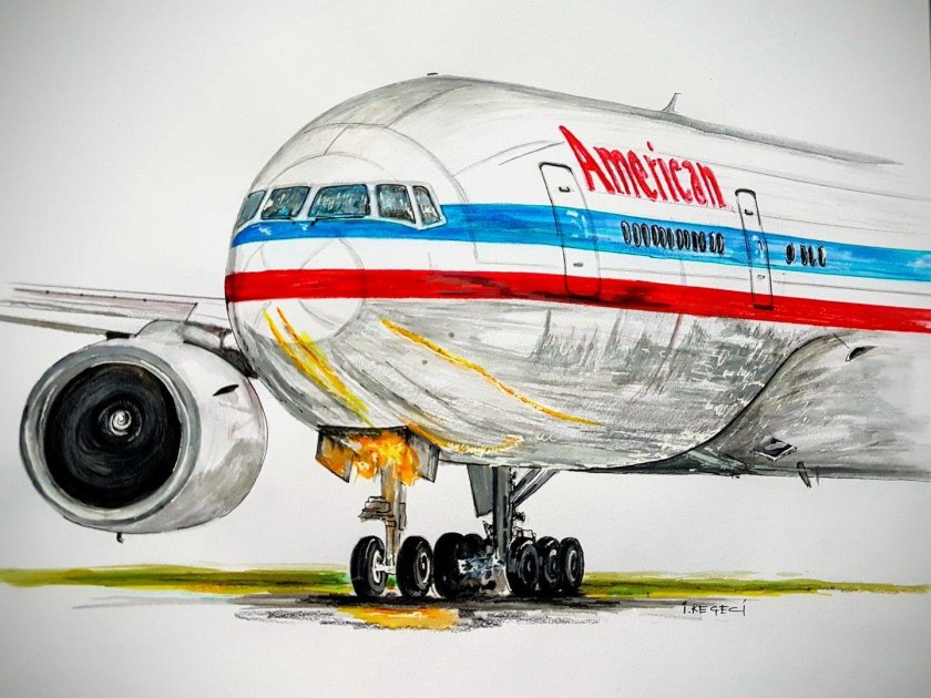 Боинг 737 рисунок
