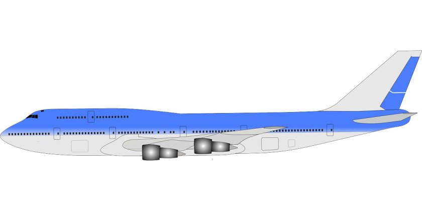 Боинг 747 вид сбоку