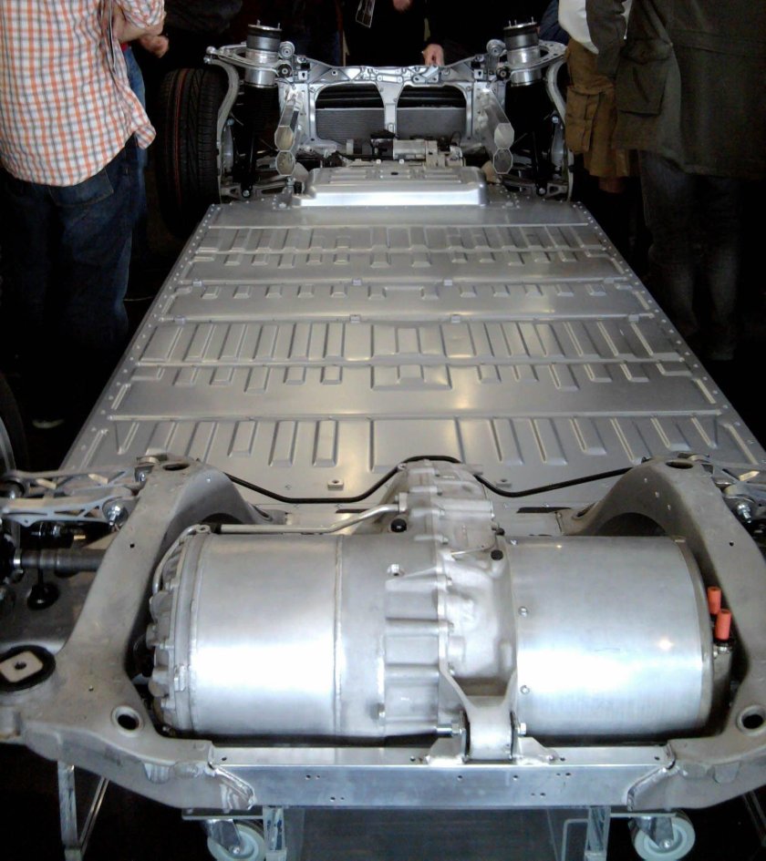 Двигатель Тесла модель s