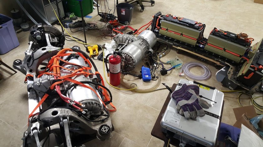 Tesla model s электромоторы