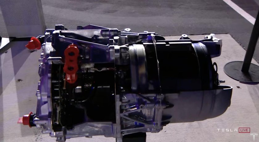 Электромотор Tesla model 3