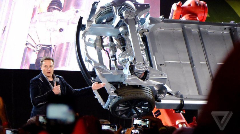 Электродвигатель Tesla model s