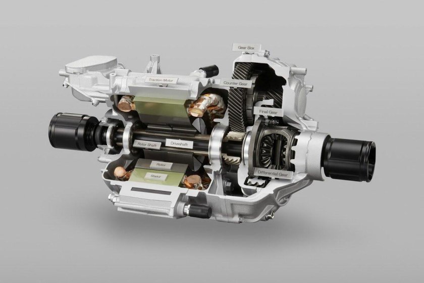 Электрический двигатель автомобиля