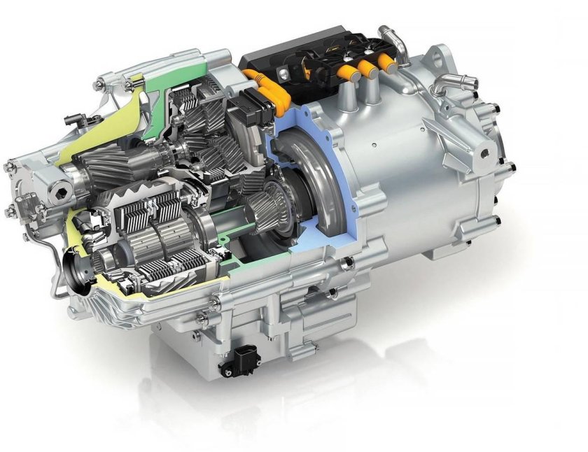 Тяговый электродвигатель для электромобиля