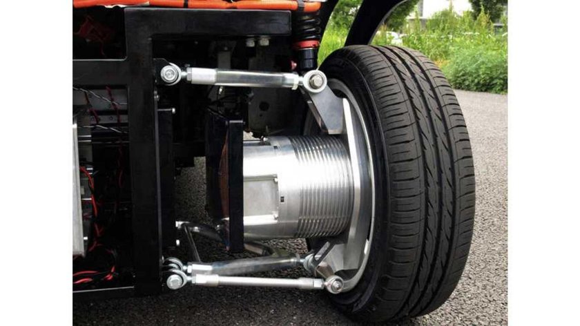 Электродвигатель тяговый мотор колесо