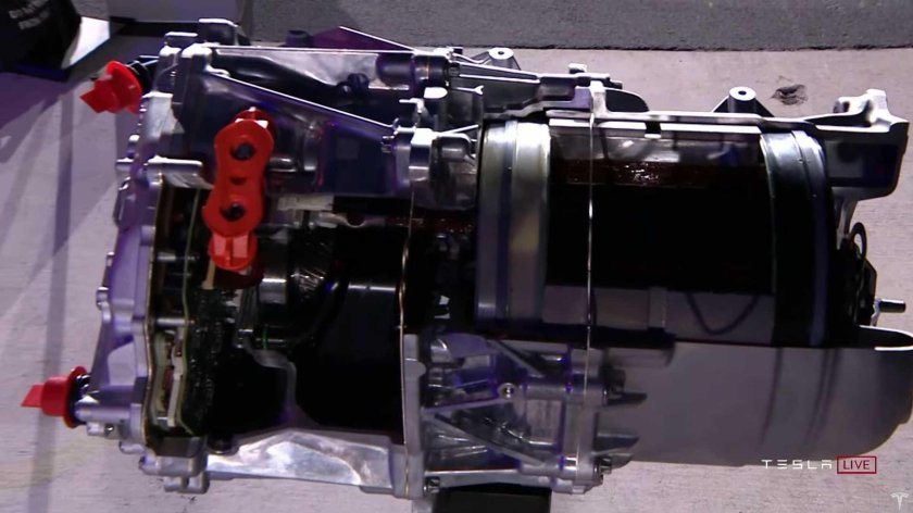 Электродвигатель Tesla model s