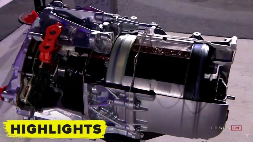 Tesla model s электромоторы