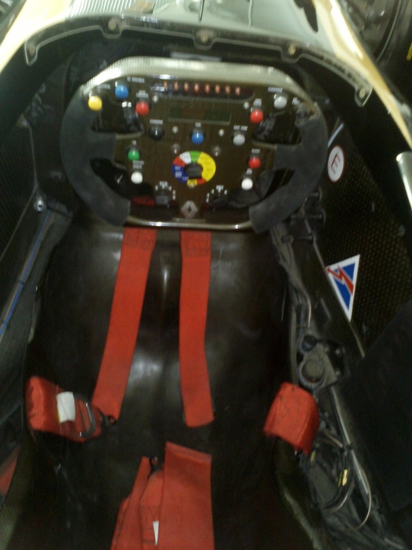 Кокпит формулы 1