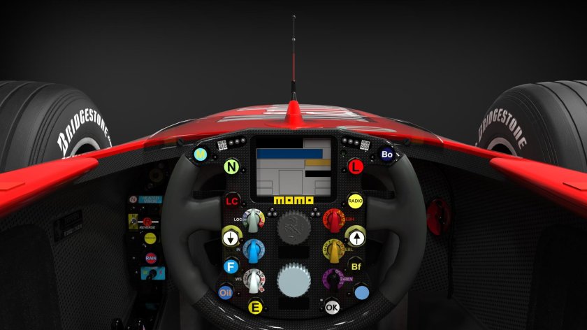 Руль болида ф1 Ferrari