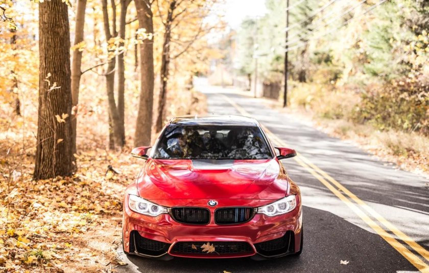 BMW m4 f82 Red