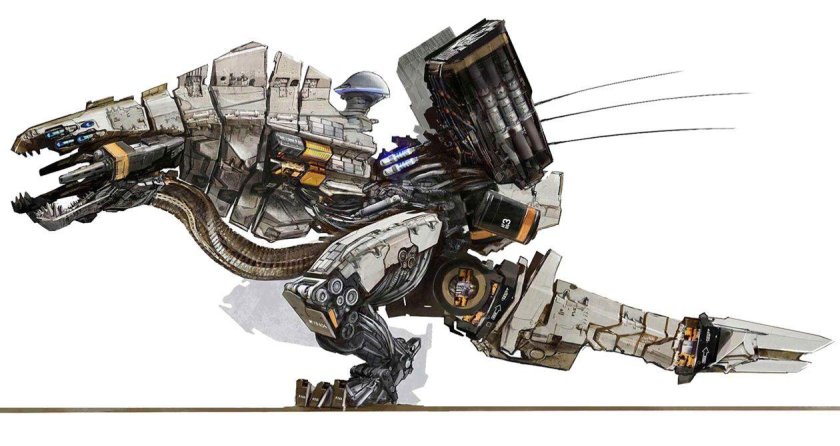 Horizon Zero Dawn концепт арт машин