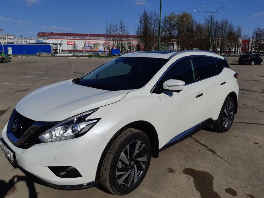 Nissan Murano z52 белый