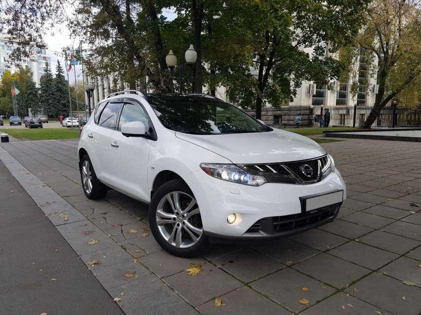 Ниссан Мурано z51 белый