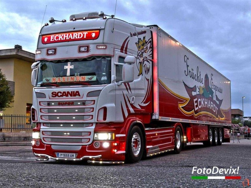 Тюнингованные фуры Скания