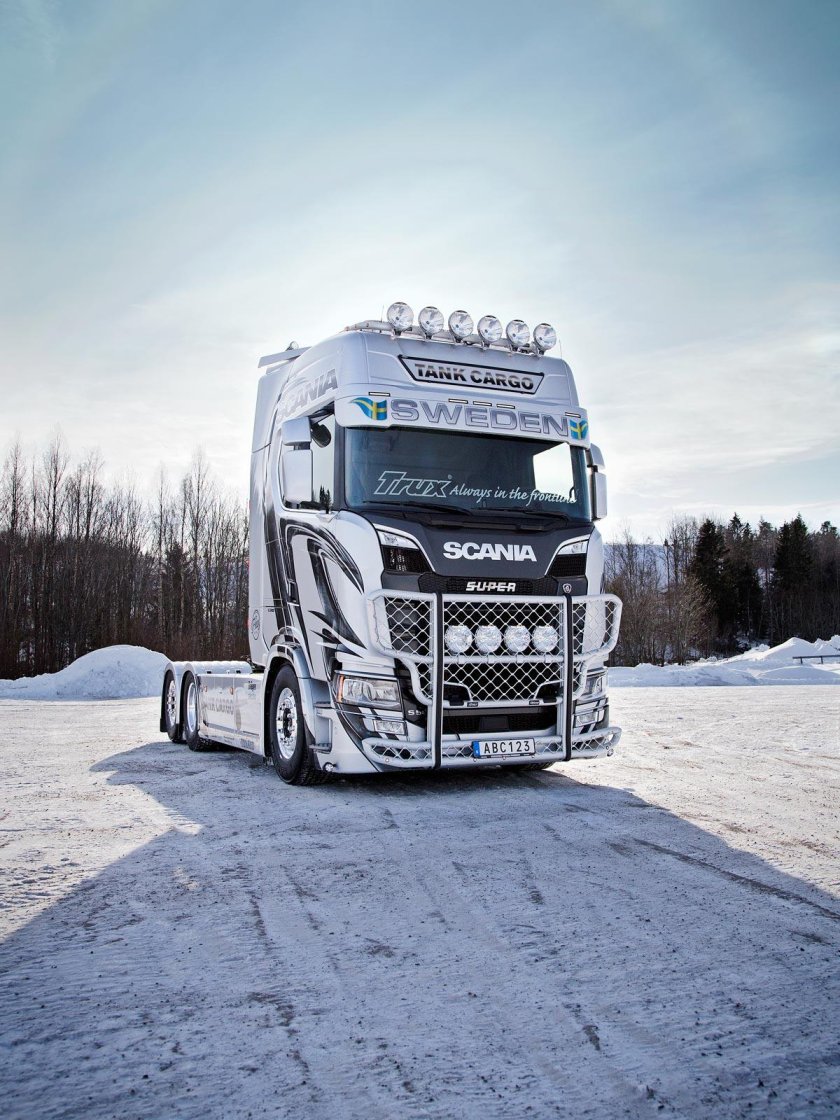 Скания зима