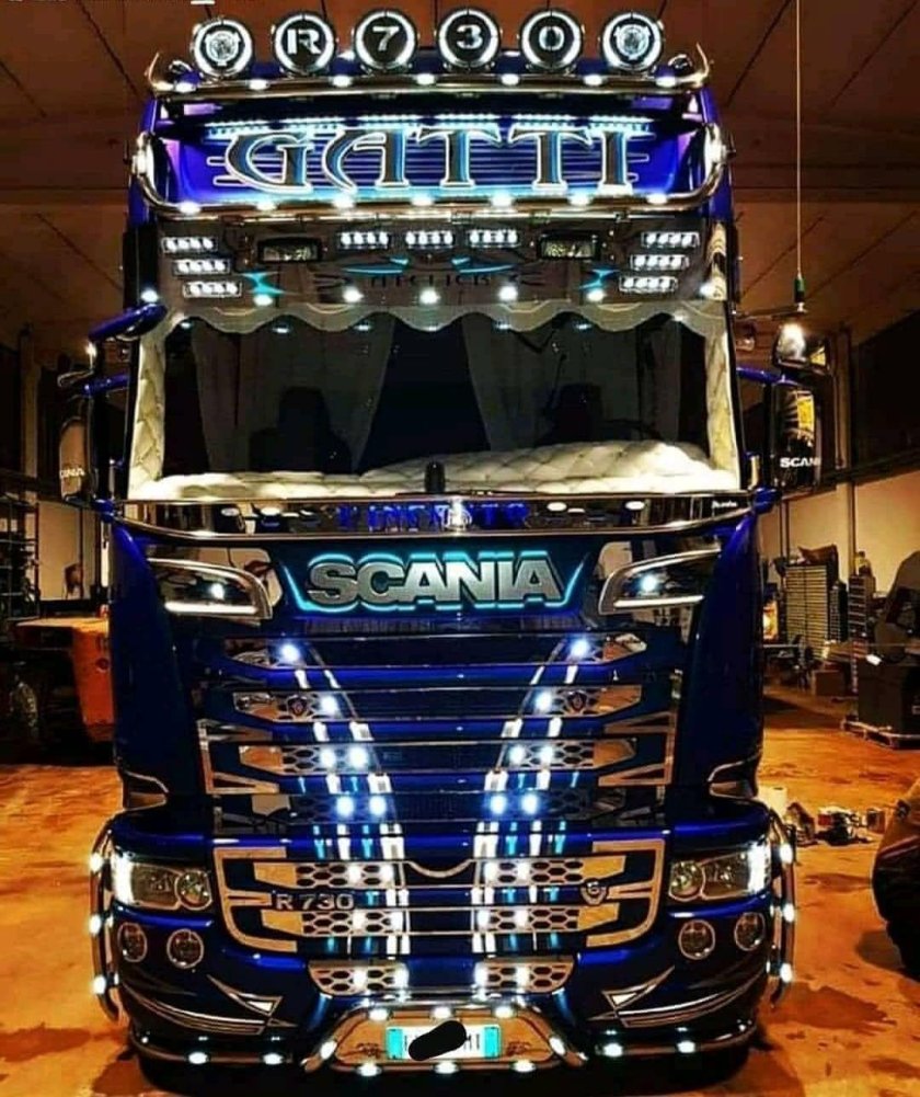 Грузовик Скания тюнингованный