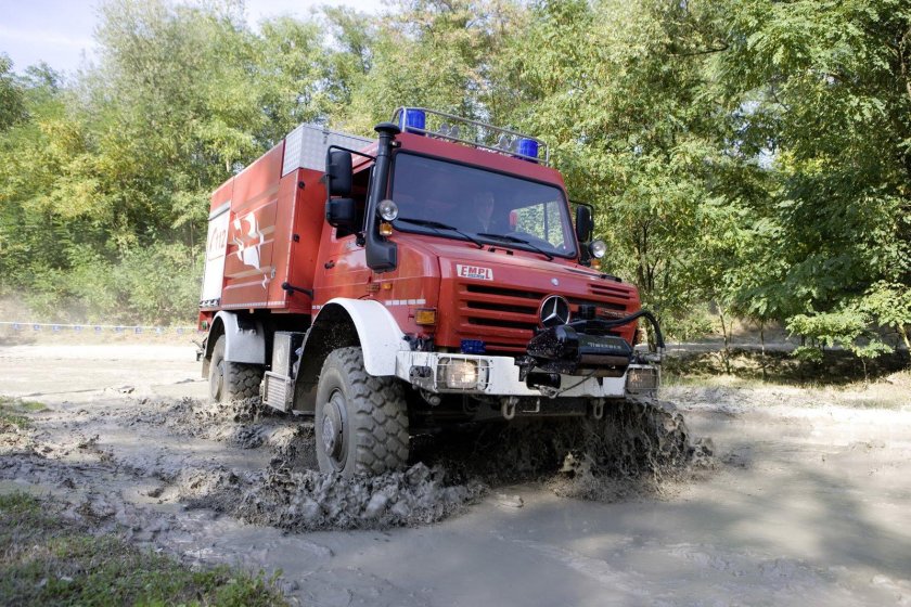 Мерседес Унимог пожарный