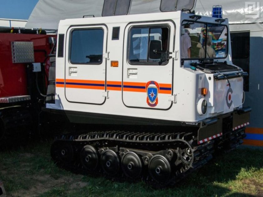 ГАЗ-3351 двухзвенный снегоболотоход