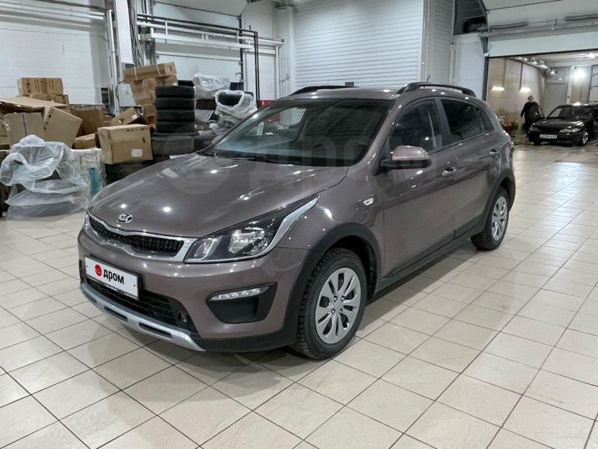 Kia Rio x-line 2018 серый