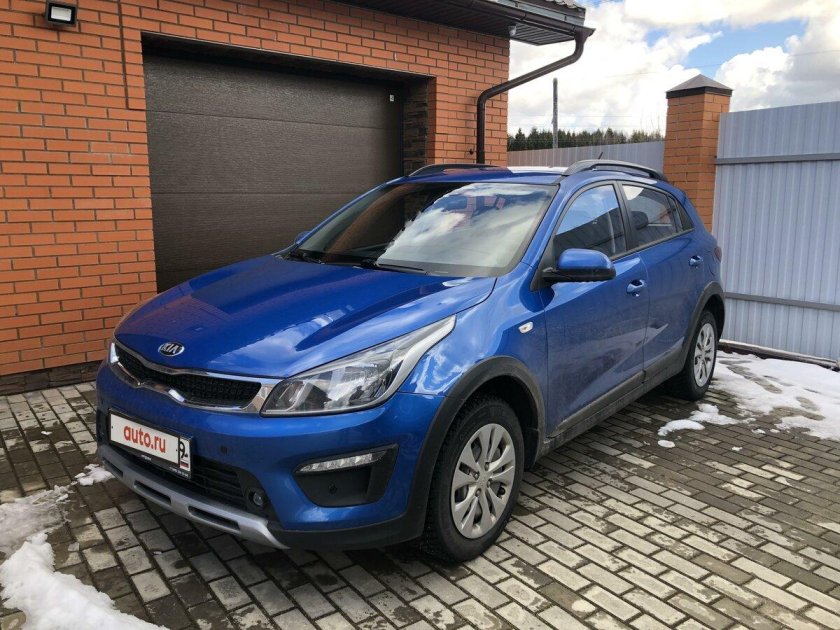 Kia Rio x line 2019 синяя