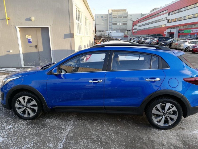 Киа Рио х лайн синий