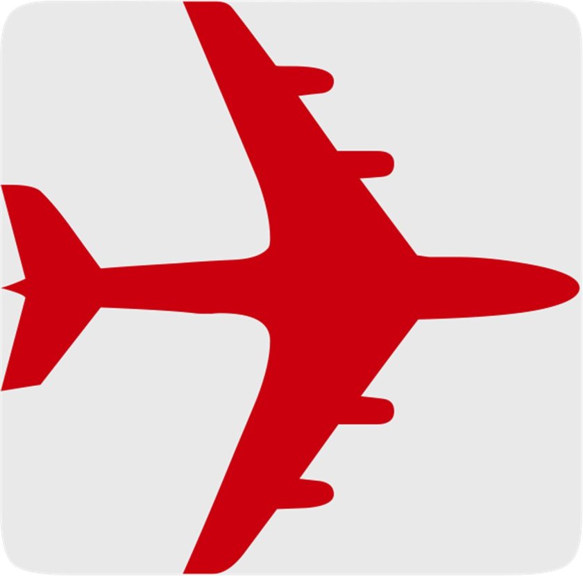 Красный самолет