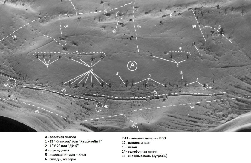 Немецкая аэрофотосъемка Ленинграда аэродрома гражданка