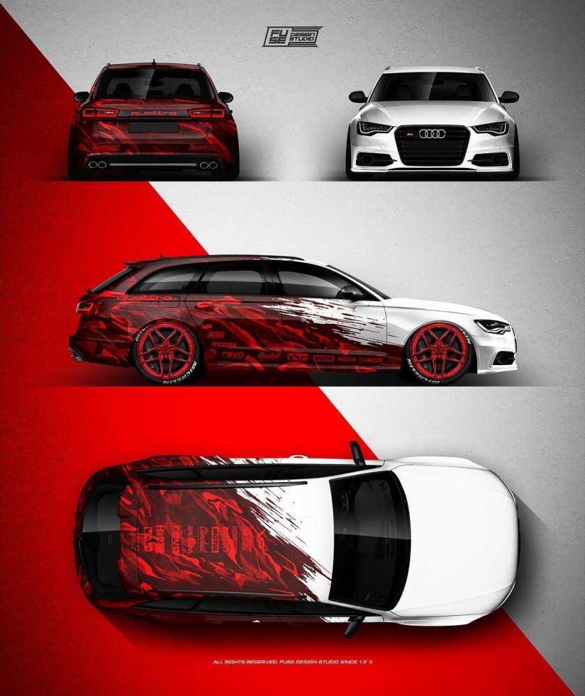 Audi rs6 винил