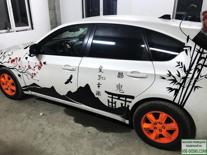 Виниловые наклейки на авто