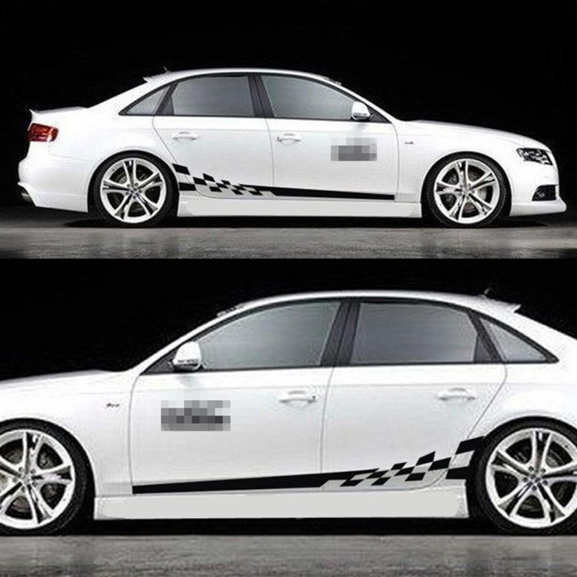 Наклейка на бок автомобиля