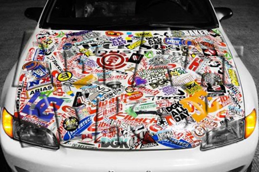 Стикербомбинг 4к