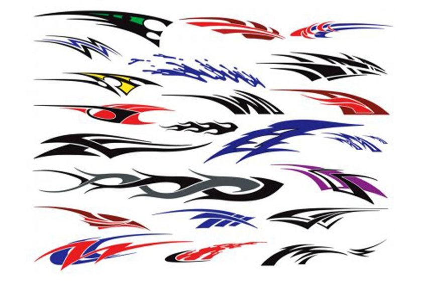 Гоночные наклейки на авто