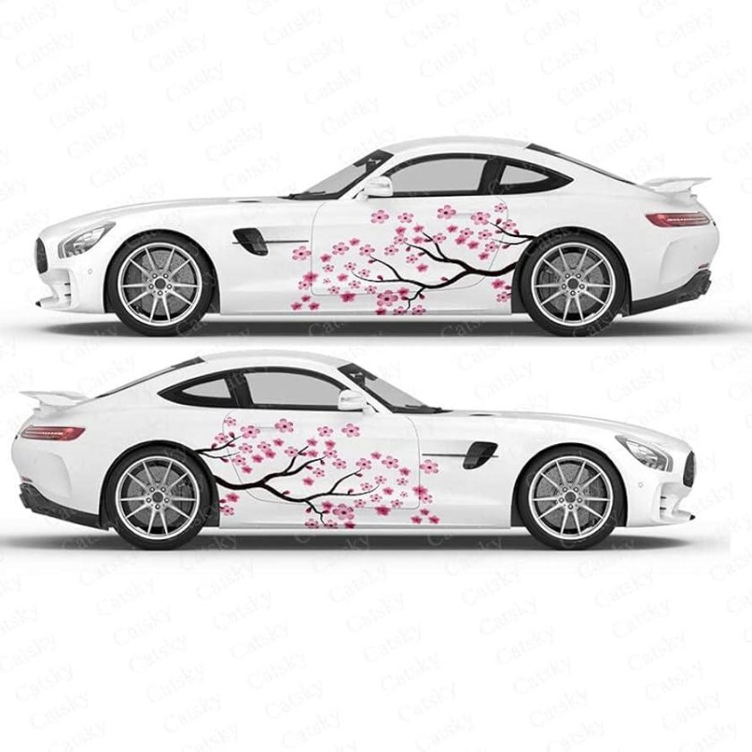 Винил Сакура на авто