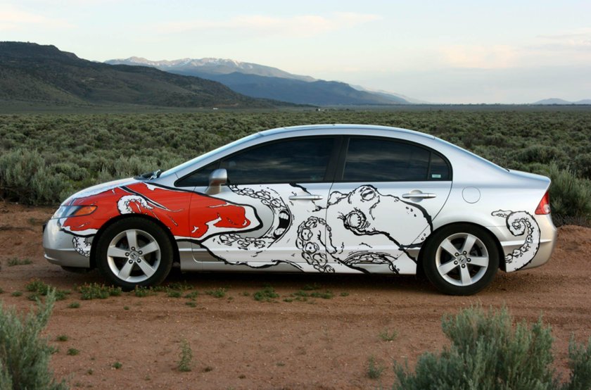 Винил на борт авто