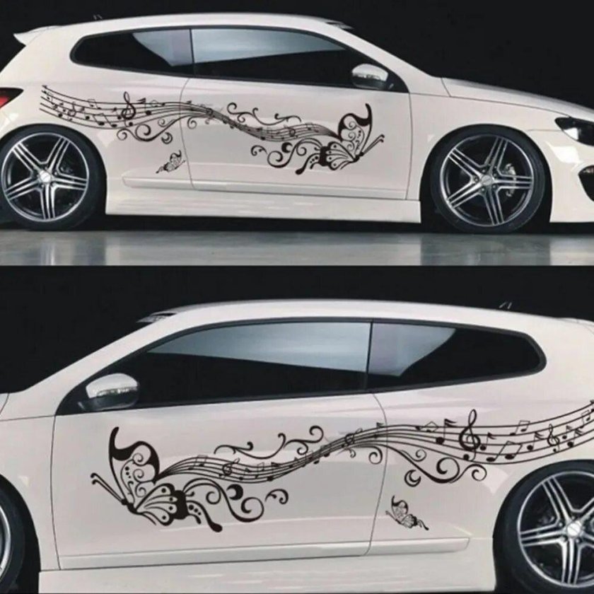 Наклейки на кузов автомобиля