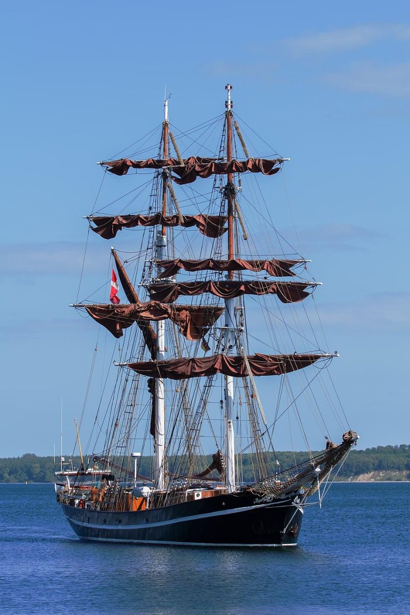 Бригантина око ветра