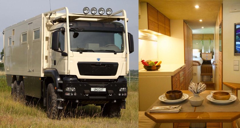 Автодом unicat man 8x8