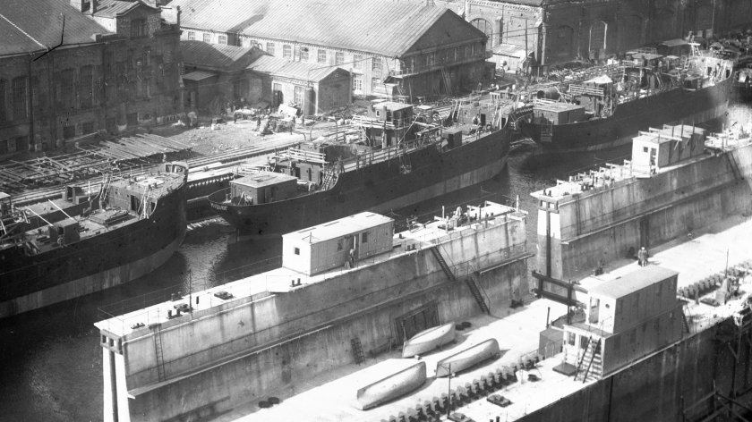 Адмиралтейские верфи Ленинград 1940