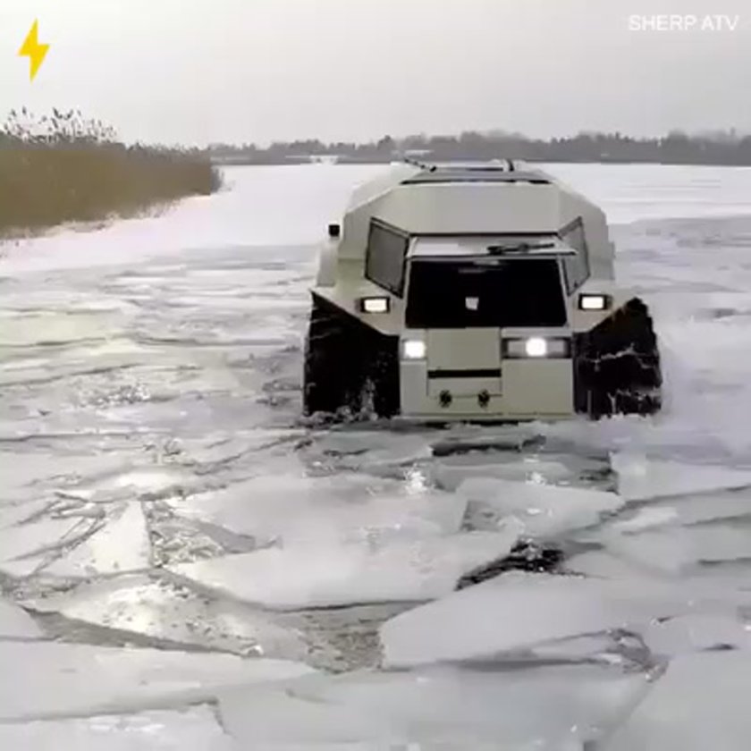 Вездеход во льдах