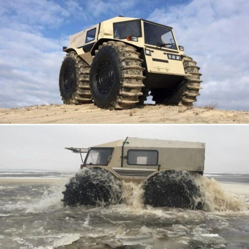 Вездеход болотоход шерп