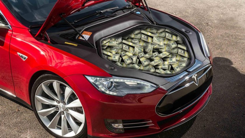 Tesla model s багажник