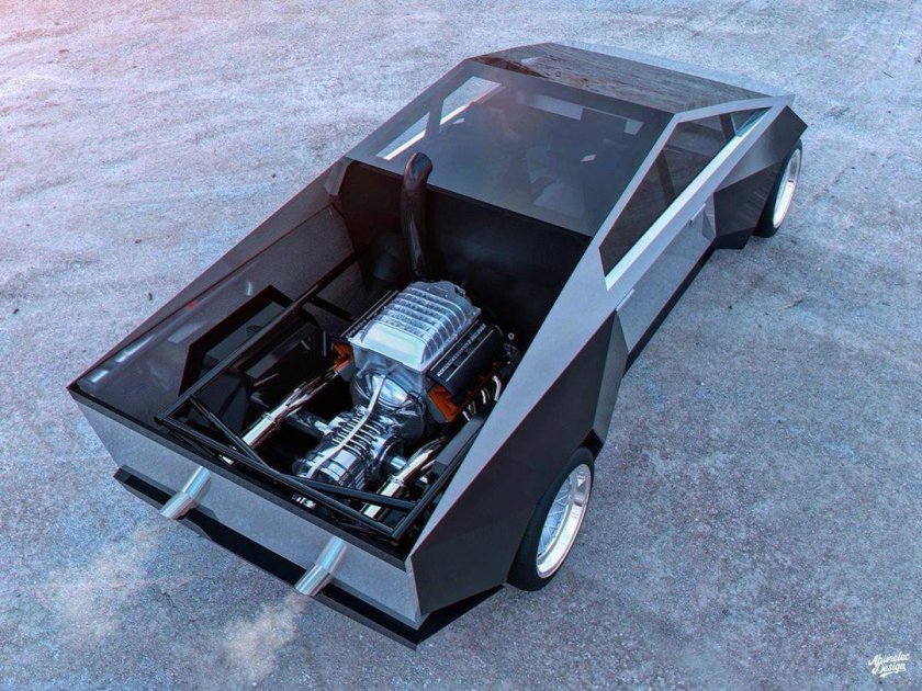 Tesla Cyber Truck прицеп