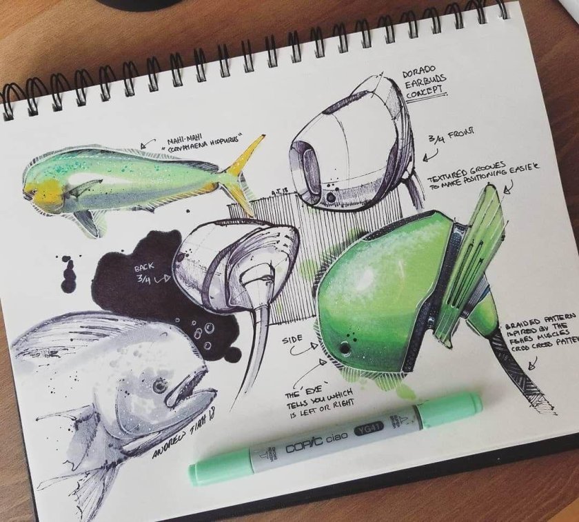 Скетчи Промдизайн Бионика